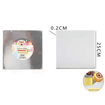 BANDEJA TORTA CUADRADA 30CM