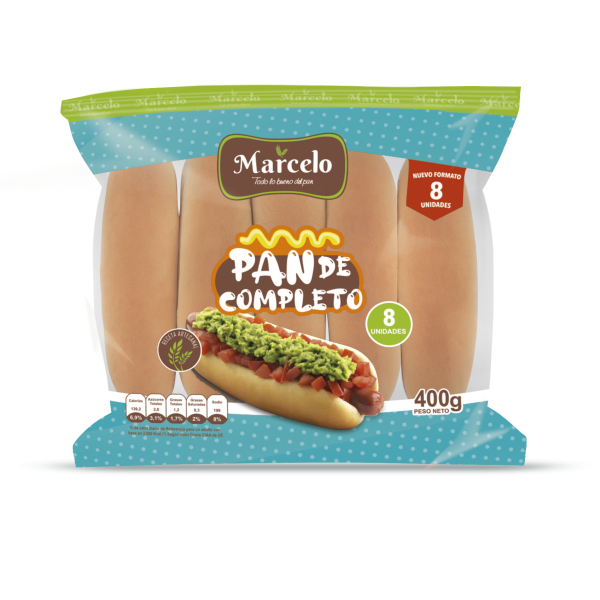 PAN HOT DOG NORMAL  (8 UNIDADES)