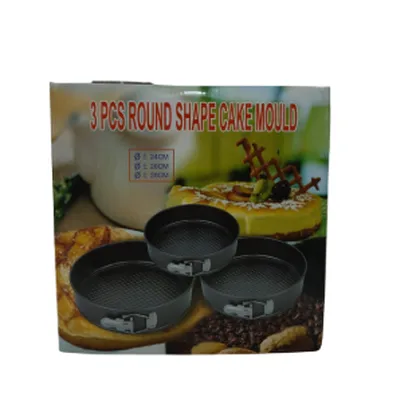 MOLDE PARA TORTA 24/26/28CM 3PCS