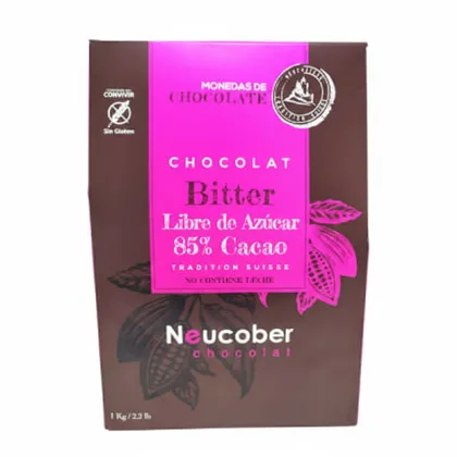 NEUCOBER BITTER 85% CACAO 833 SIN AZUCAR
