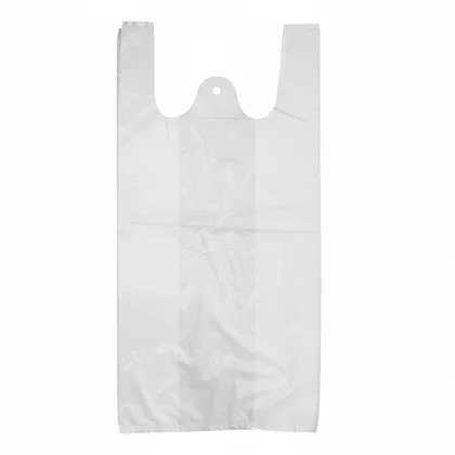 BOLSA CAMISETA BLANCA 50X60 (100 UNIDADES)