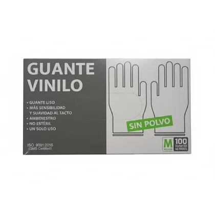 GUANTE VINILO M