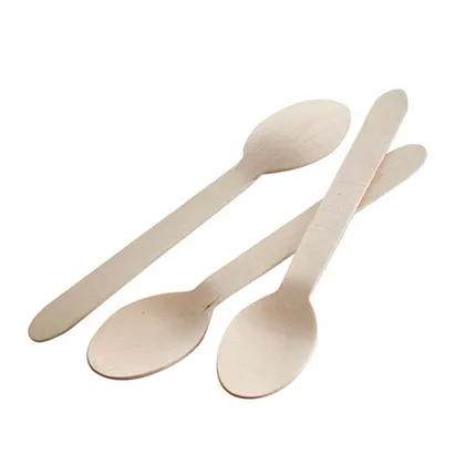 CUCHARAS DE MADERA 11CM (100 UNIDADES)