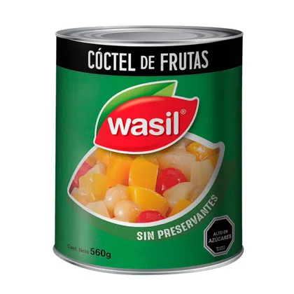 COCTEL DE FRUTAS WASIL 560G