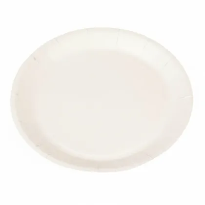 PLATO BLANCO CARTULINA N3 250 UNIDADES