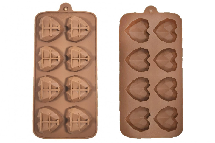 MOLDE SILICONA CORAZÓN