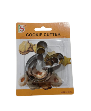 CORTADOR DE GALLETAS 3 PCS YR1801
