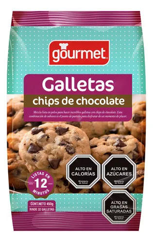 PREMEZCLA GALLETA CHIPS CHOCOLATE GOURMET 450G