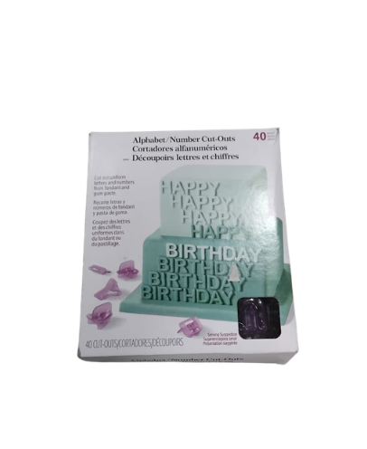 CORTADOR LETRAS 40 PCS