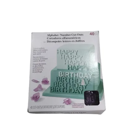 CORTADOR LETRAS 40 PCS